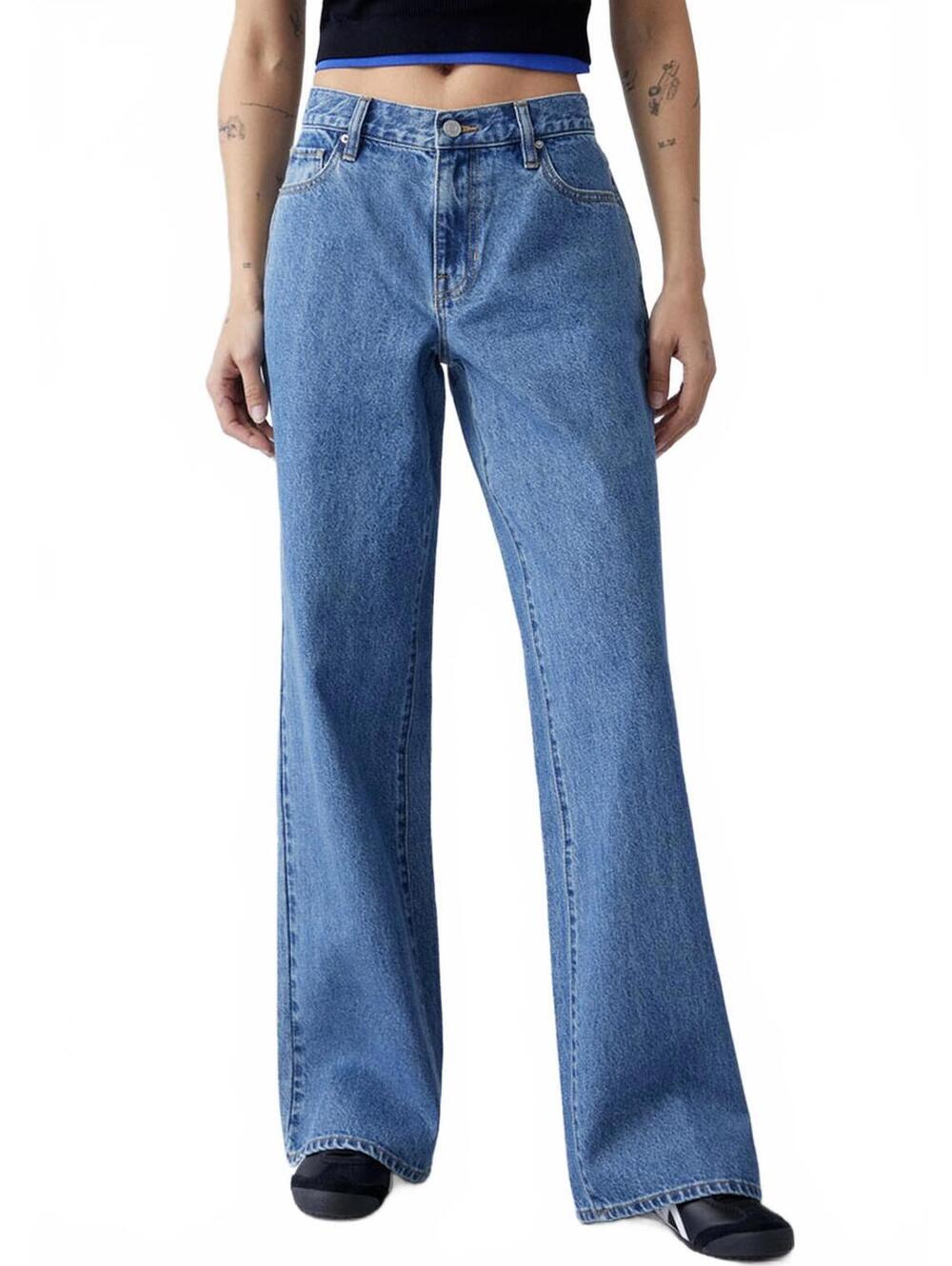 Pacsun Eco Medium Indigo Extreme Baggy Jeans NWT Parker Wrenlee Size 26